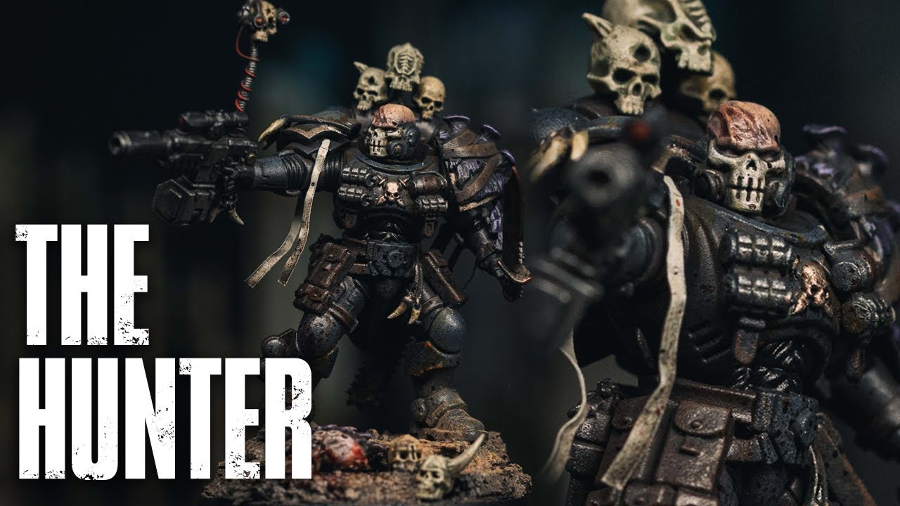 Kitbash + Paint a Custom Space Marine || Grimdark