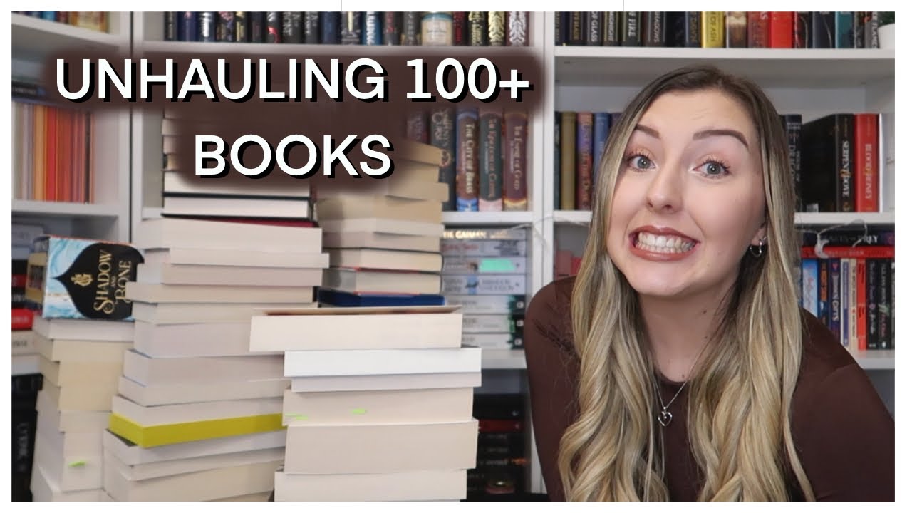 CLEARING OUT MY BOOKSHELVES // Massive End Of Year Unhaul // Getting rid of 100+ books