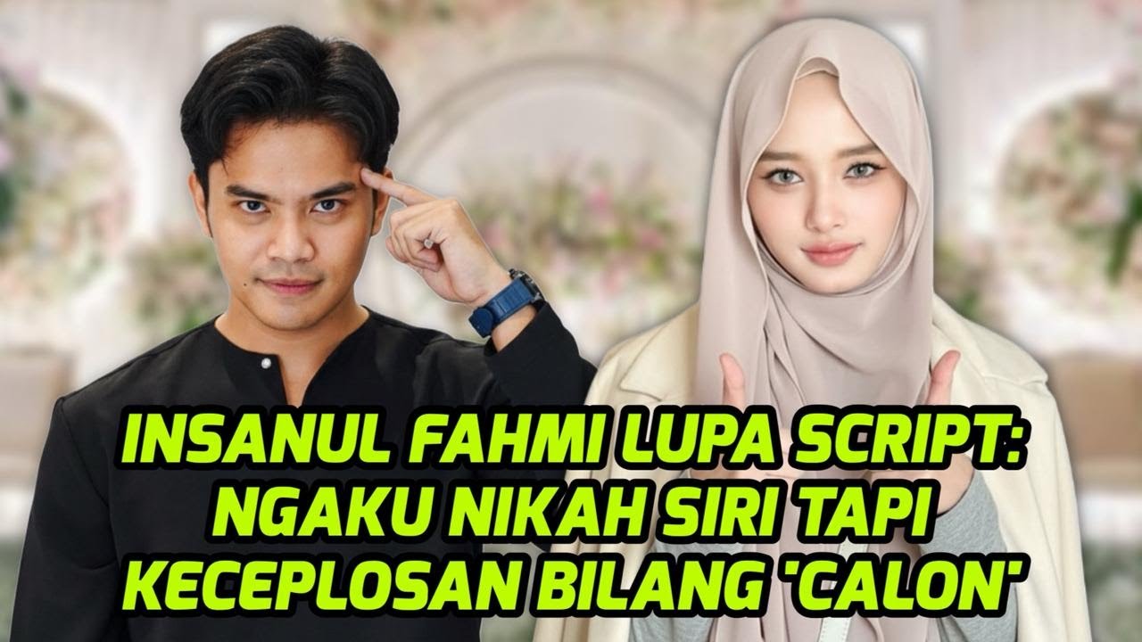 INSANUL FAHMI BOHONG?! NGAKU NIKAH SIRI DENGAN INARA TAPI KECEPLOSAN SEBUT DIRINYA 'CALON'