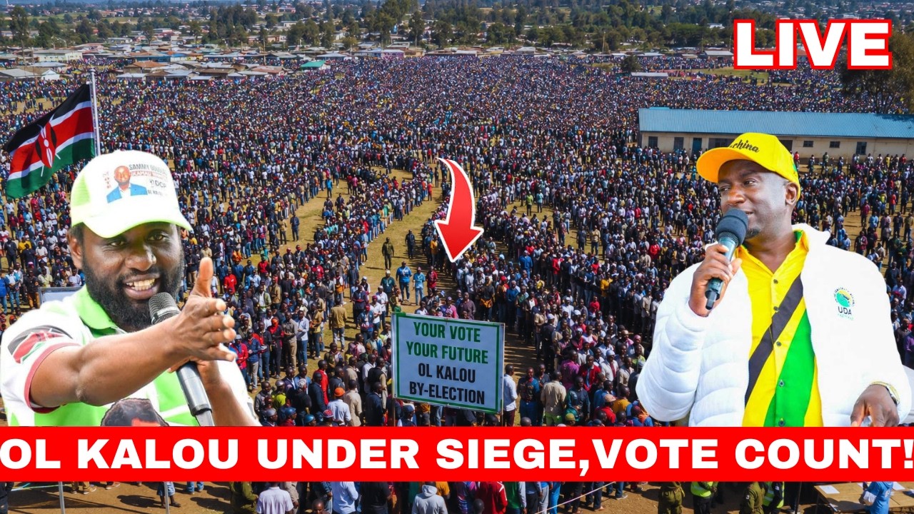 LIVE! Ol Kalou vote count DCP supporters storms chanting WANTAM