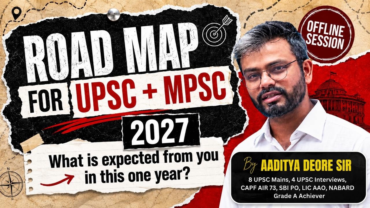 How to Start UPSC/MPSC 2027 Preparation | Complete Strategy Seminar LIVE by Aaditya Deore Sir