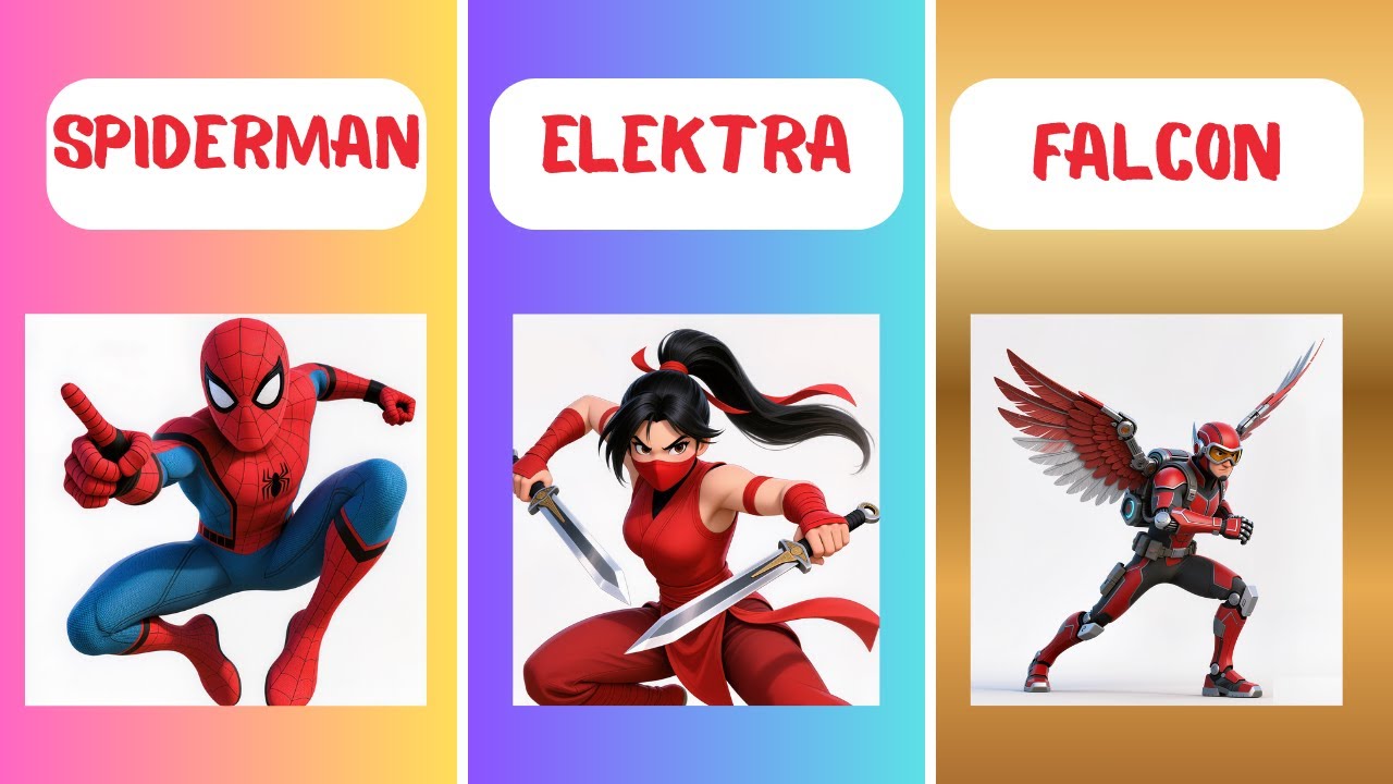 Кто этот супергерой? 🤪🦸‍♀️😎 | Викторина «Герои и злодеи» ⚡🔥 | Веселое испытание для детей 🦸‍♂️💥