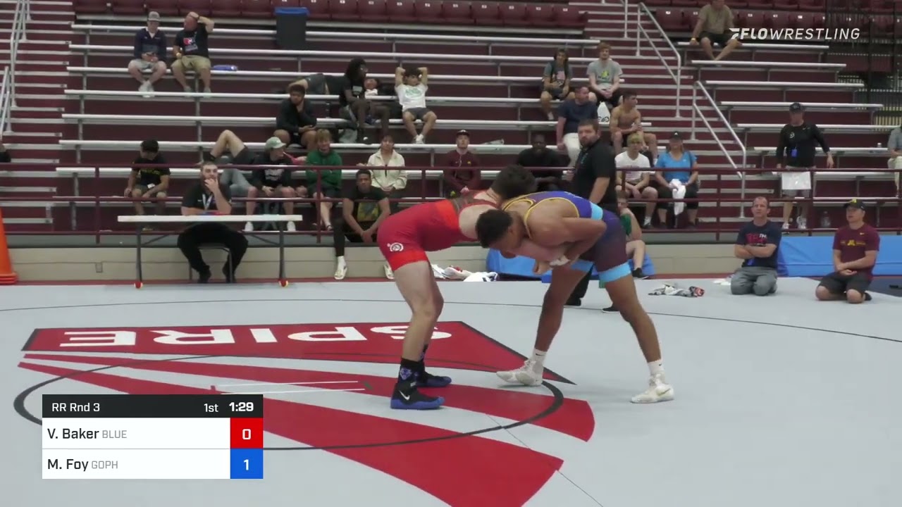 87 Kg Rr Rnd 3 - Vincent Baker, Blue Blood Wrestling Club Vs Michial Foy, Gopher Wrestling Club -