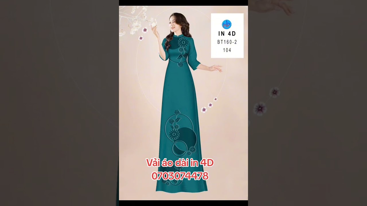 Vải áo dài in 4D  mới năm 2026 😍