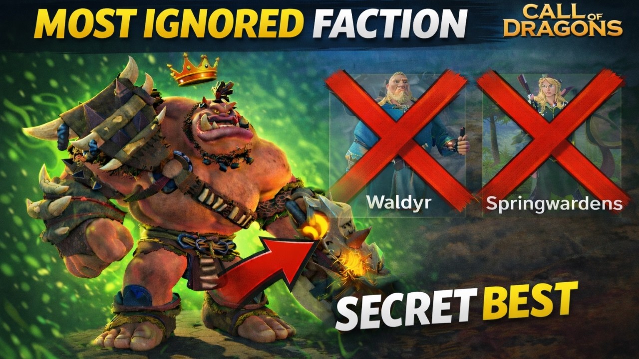 SECRET BEST FACTION IN CALL OF DRAGONS