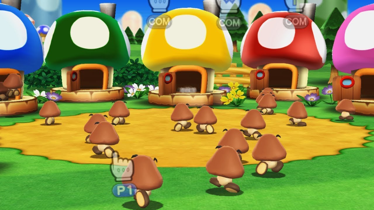 Mario Party 9 Minigames - Goomba Village