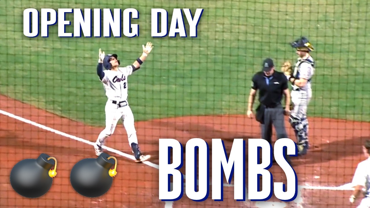 FAU Baseball BOMBS on Opening Day vs Notre Dame 2-13-26