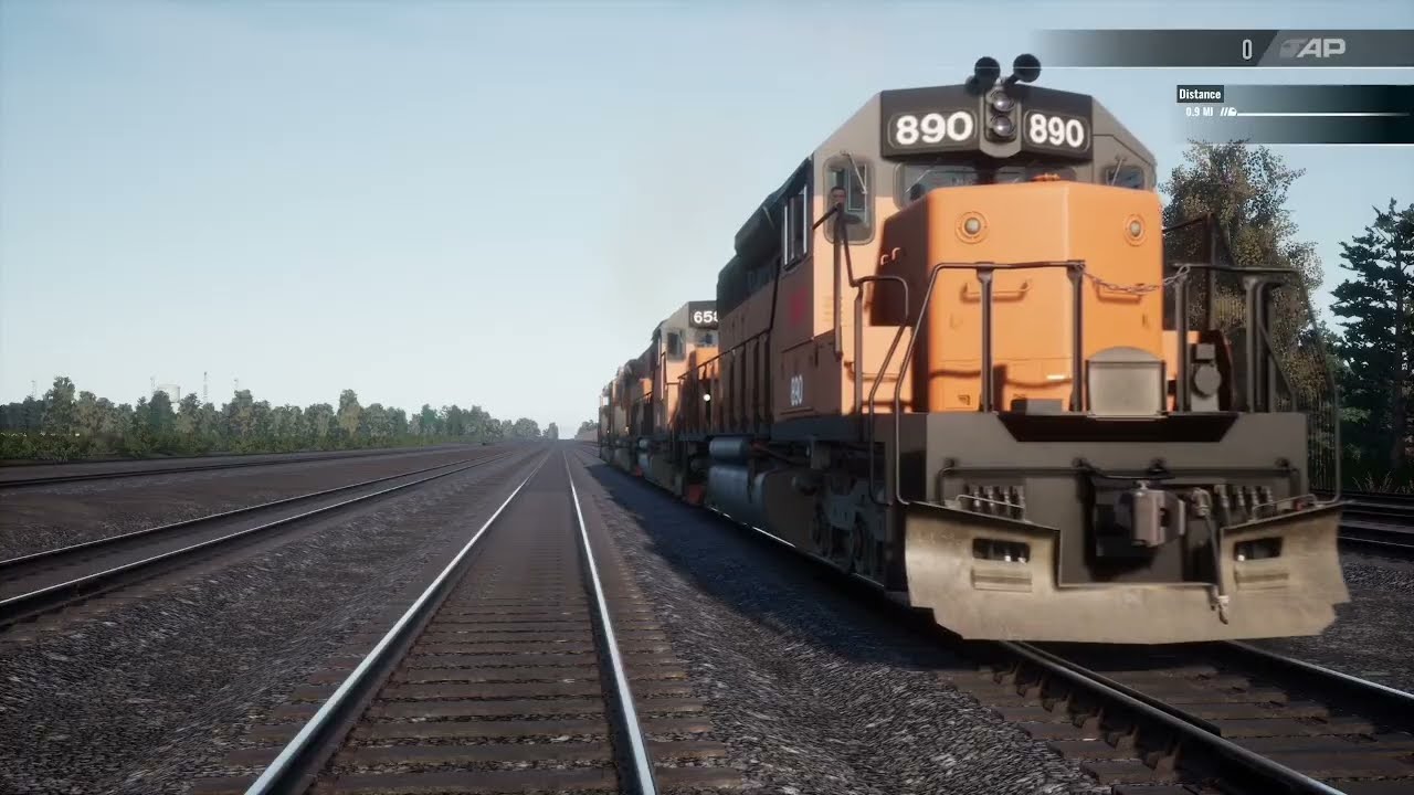 Bessemer and Lake Erie Empty Coal Train. Southbound. Train Sim World 6. January 24, 2026.