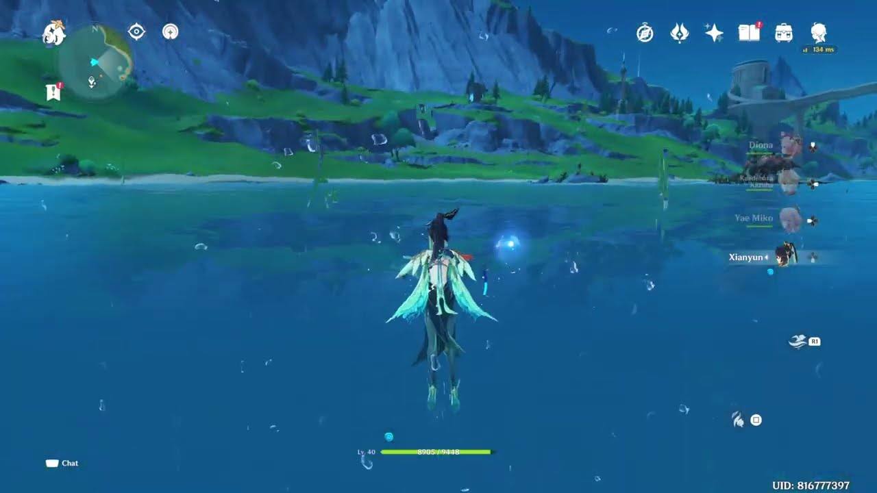 HOW TO DIVE UNDERWATER Genshin Impact FONTAINE