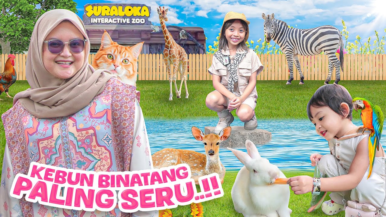 KESERUAN BUNDA DARI SURALOKA ZOO SAMPE KE MALL, BIKIN CAPEK TAPI ASIK BANGET! 🦁🤣