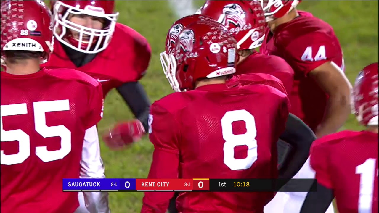 Kent City vs. Saugatuck FOX Sports Detroit Game Record 11-26-18