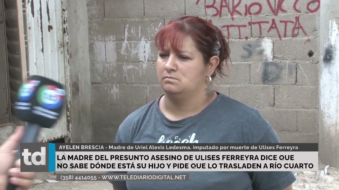 La madre del imputado por el crimen de Ferreyra asegura que no tiene contacto con &eacute;l