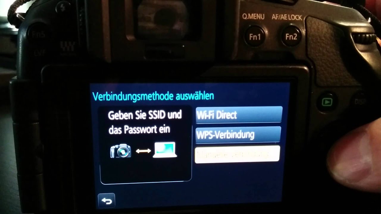 Panasonic G6 Tutorial - Bilder per WLan an PC übertragen