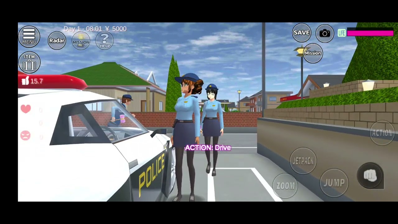 Sakura School simulator 🤯💜🥶