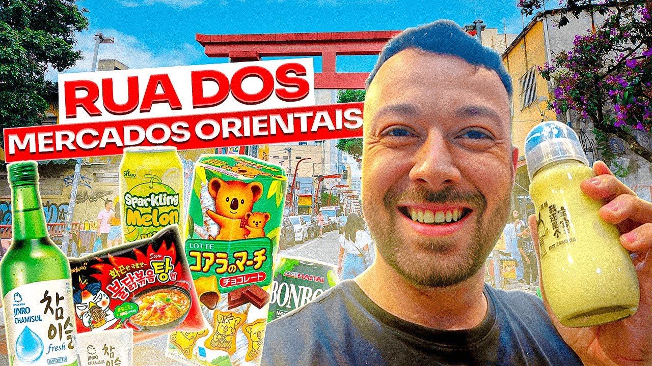 TOUR COMPLETO pelos MERCADOS ORIENTAIS da Liberdade em São Paulo