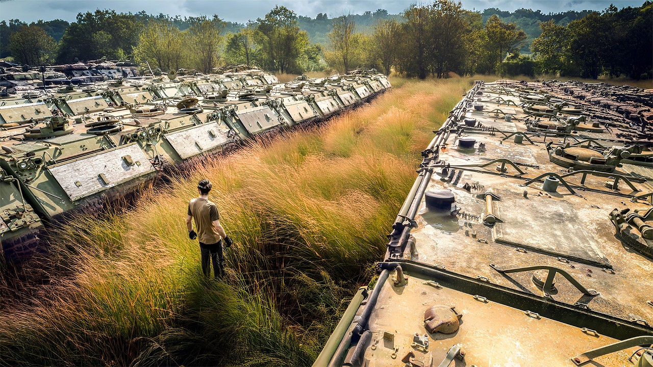 On a infiltré le plus grand cimetière de tanks d’Europe