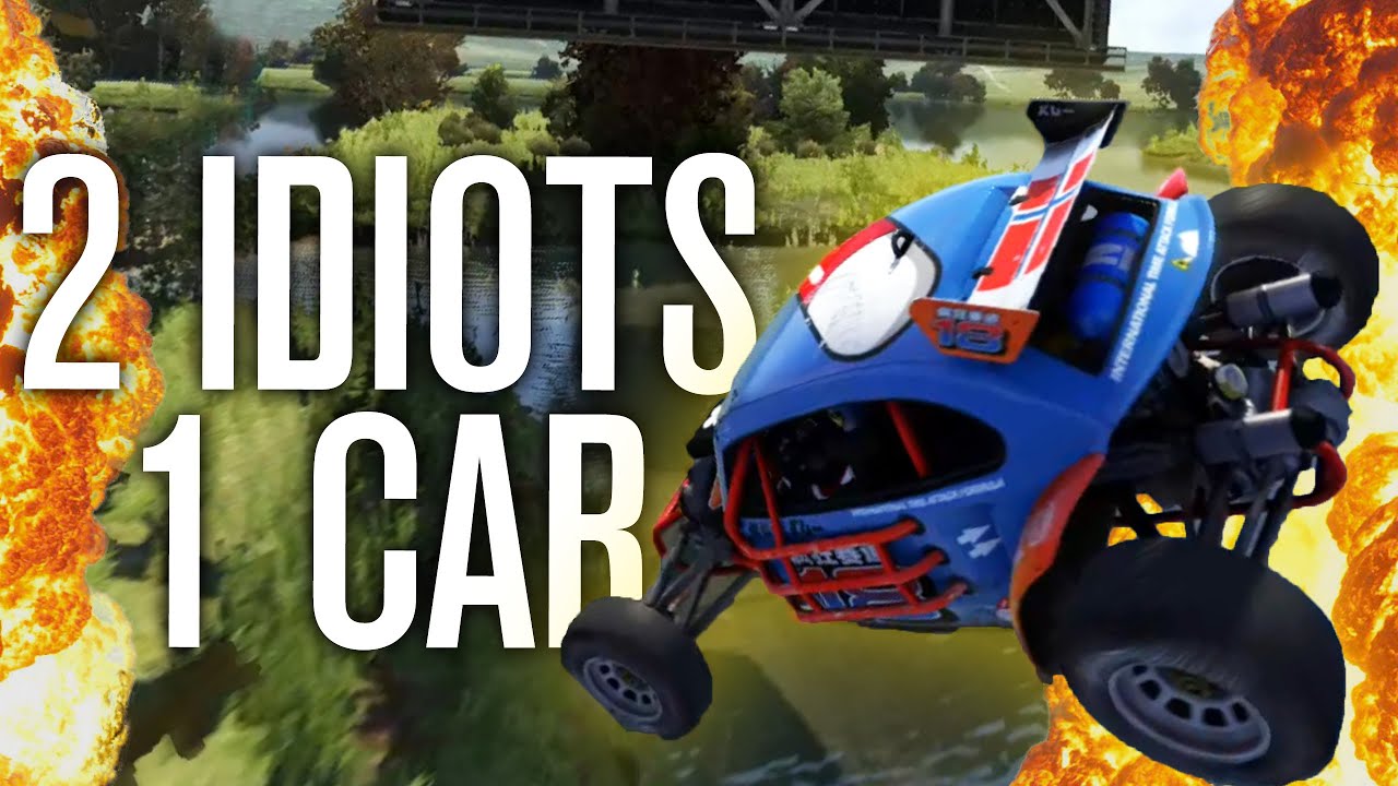 TWO IDIOTS, ONE CAR | Trackmania Turbo Gameplay w/ The Nobeds