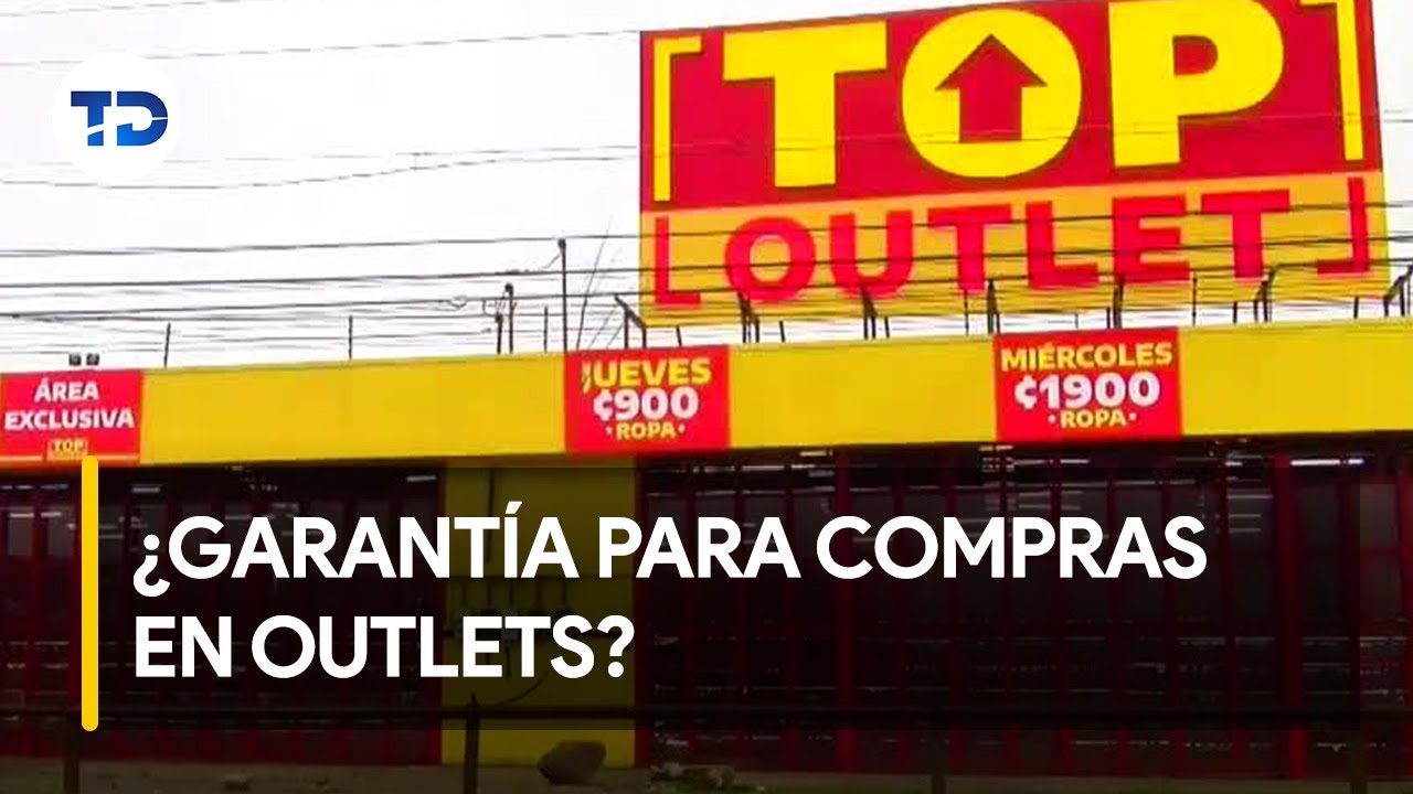 Conozco cómo funcionan las garantías para compras en outlets