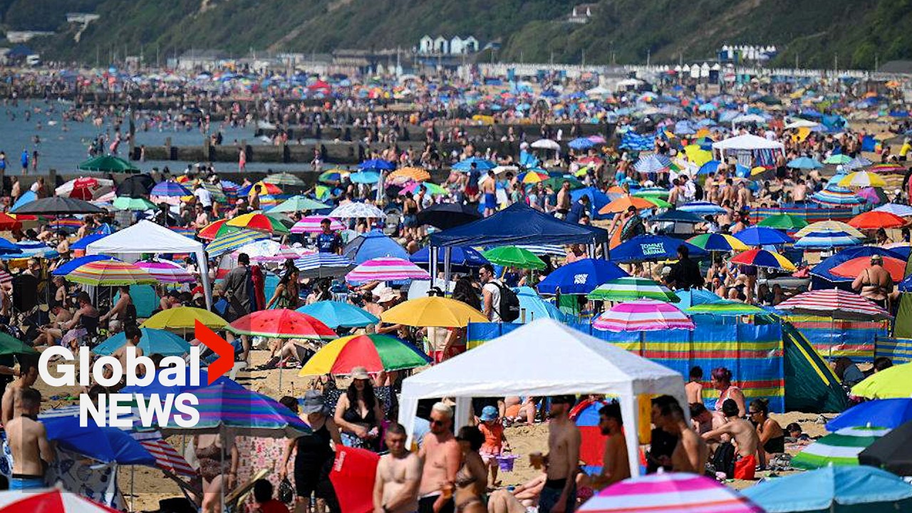 Heatwave across Europe has tourists, residents desperate to stay cool