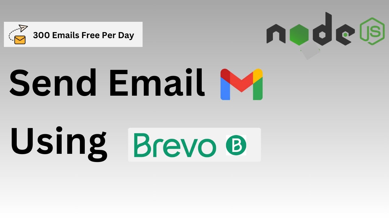 Как отправлять электронные письма с помощью Brevo в Node.js | Отправка электронных писем с помощь...
