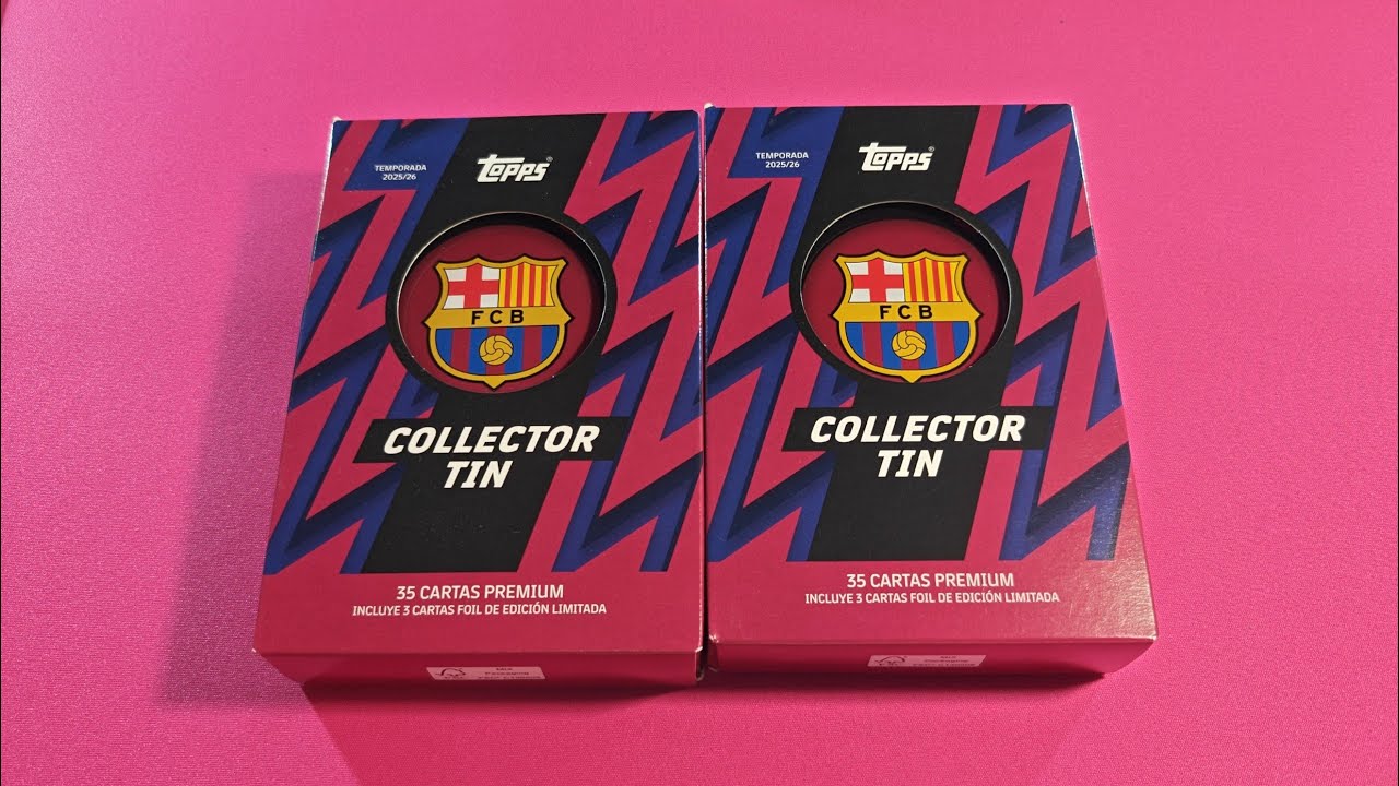 Topps FC Barcelona Collector Tin 2025-2026 Unboxing