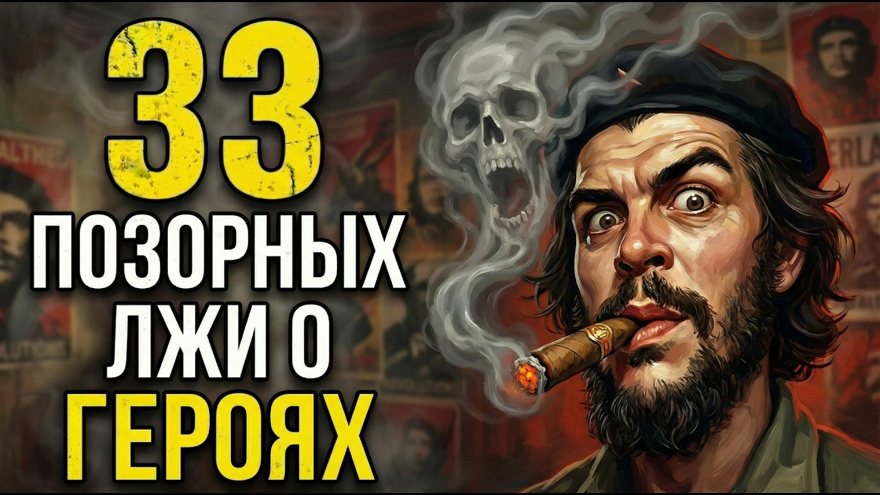 33 исторических ЛЖИ, в которые мы ВЕРИМ, не зная всей ПРАВДЫ