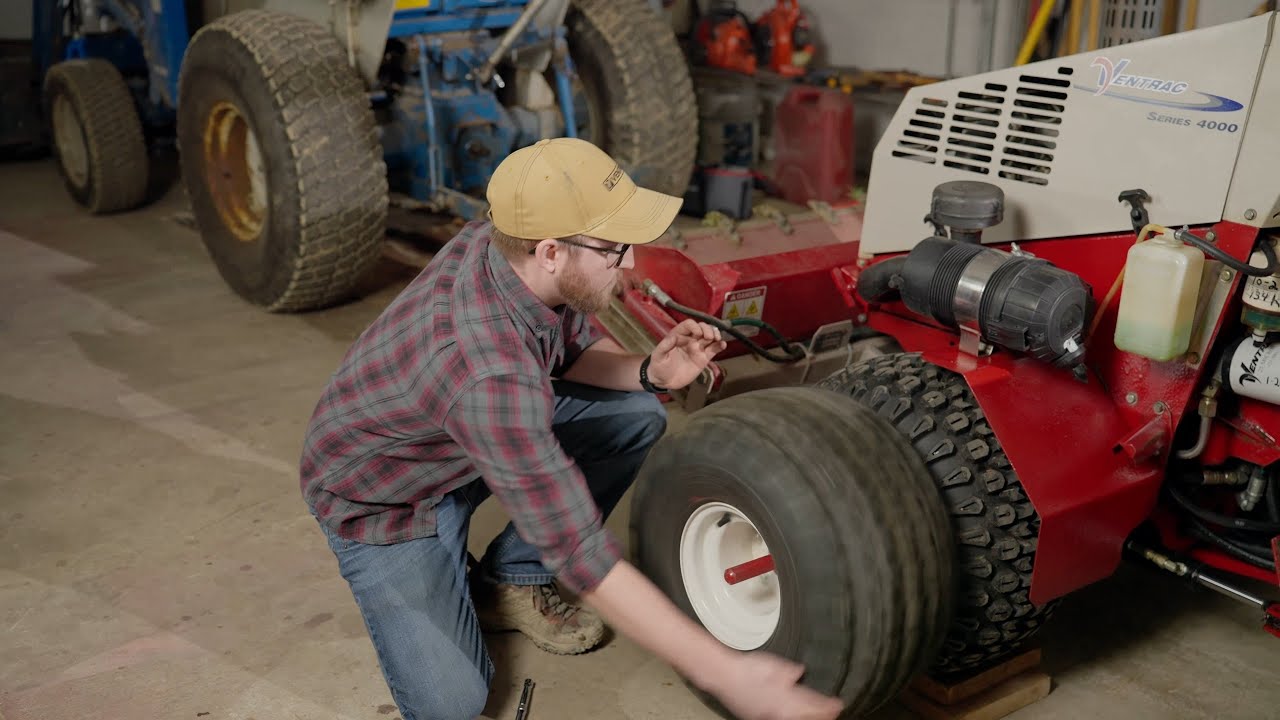 Remove & Install Ventrac Dual Wheels - Incredible Dual Wheel Tool Makes It Easy! 