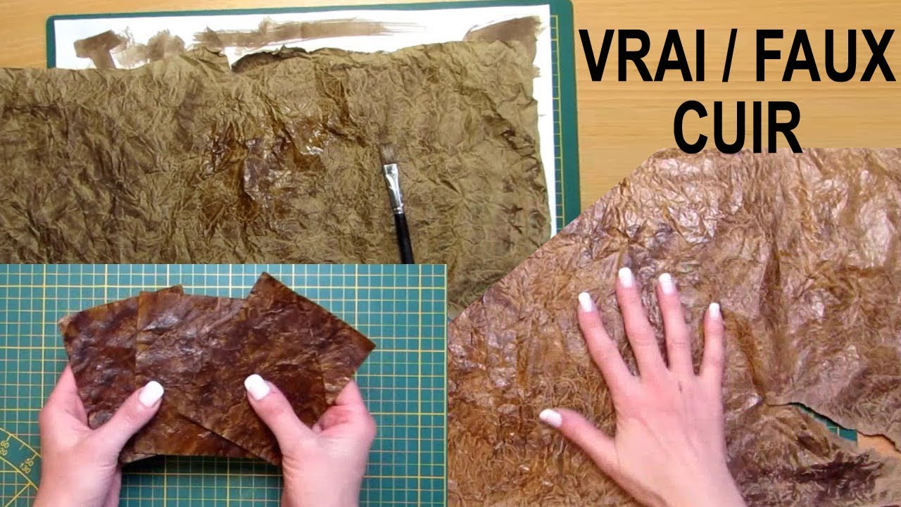 Comment faire du vrai faux cuir – Part 1 – ALBUM CUIR STEAMPUNK