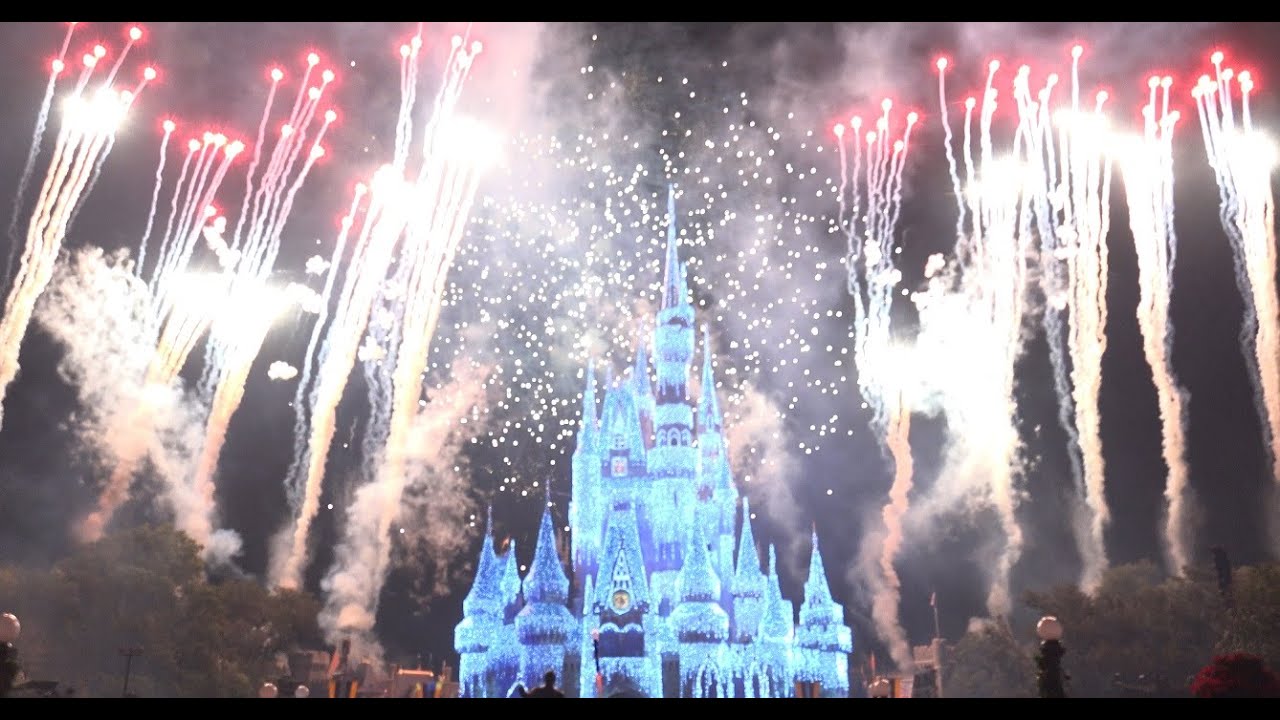 4K Holiday Wishes Fireworks 2014 Magic Kingdom