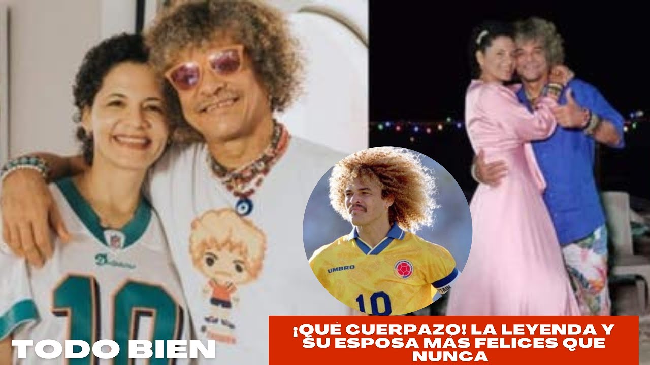 ¡Qué cuerpazo! ‹10› El Pibe Valderrama y su esposa comparten algo más que sus vidas 😍🤗
