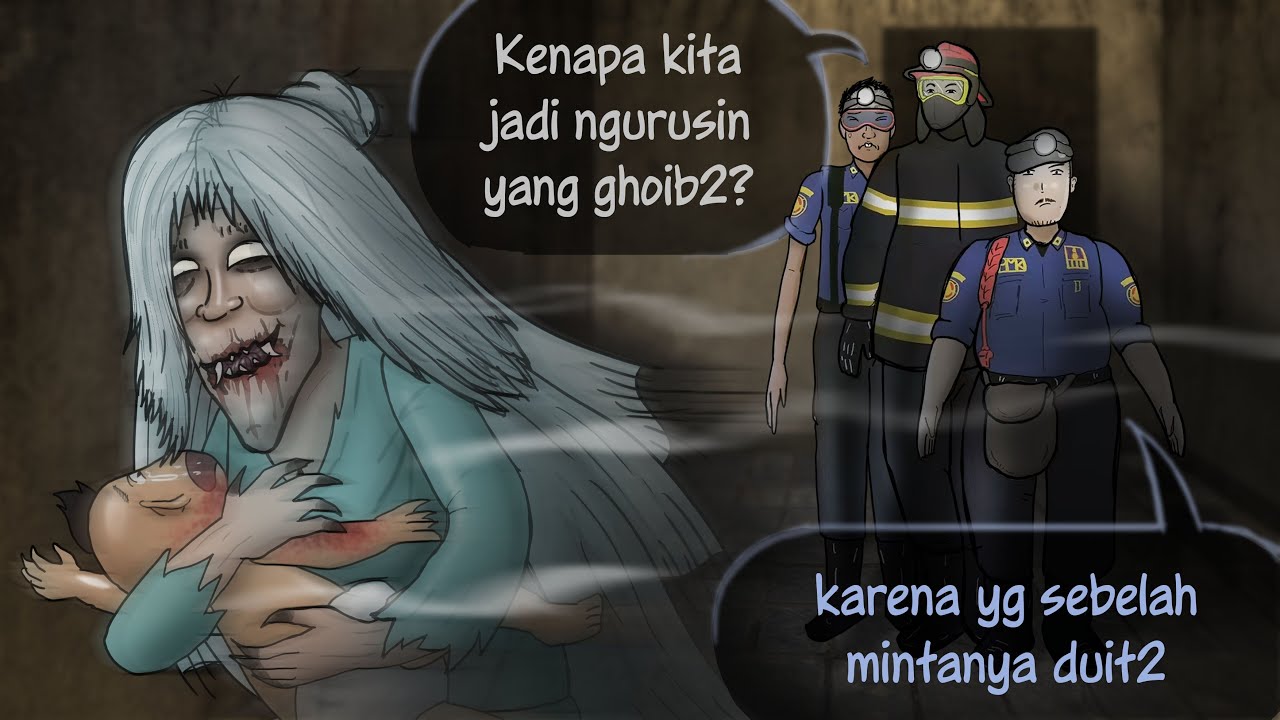 DAMKAR 1 - Anak Hilang Diculik Setan!! #HORROMISTERI | Kartun Hantu, Film Horor