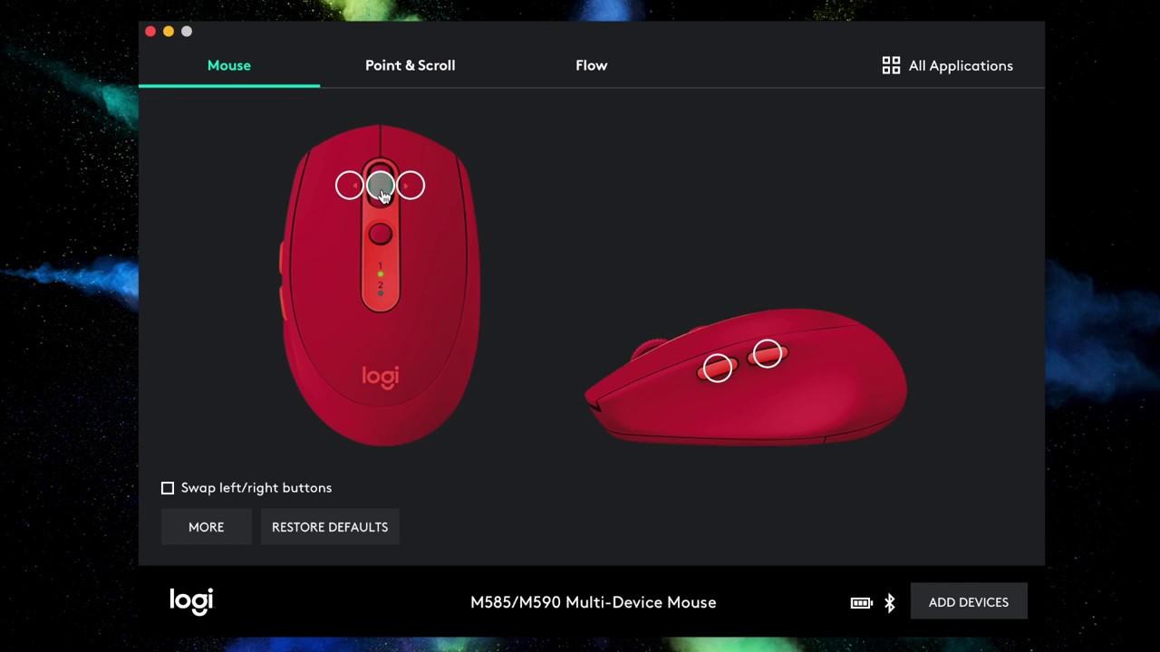 Logitech M590 - Logitech Options - Logitech Flow