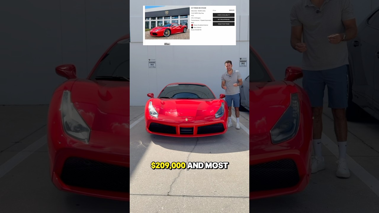 458 или 488? 💬👇#ferrari #488 #458 #carmarket #supercars #scuderia #sarasota #florida