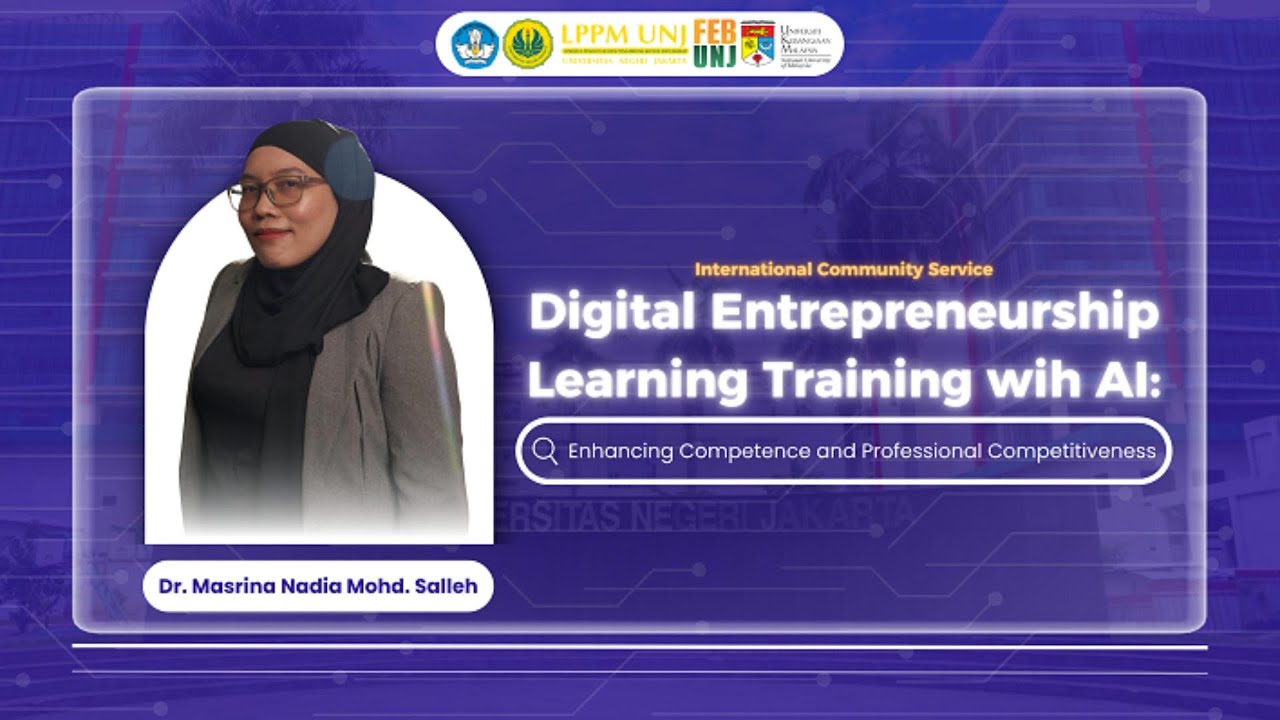 International Community Service 2025 - Digital Entrepreneurship Learning Training with AI