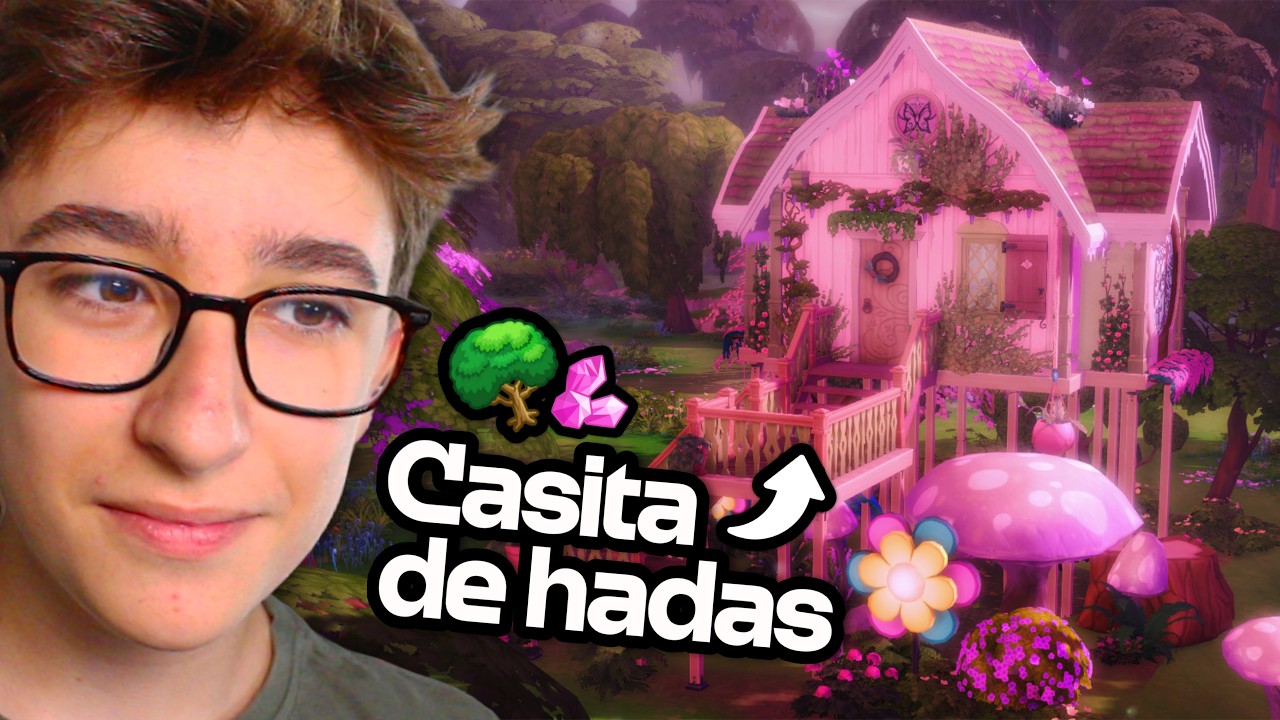 Construyo una MINICASA DE HADAS en Los Sims 4🧚‍♀️