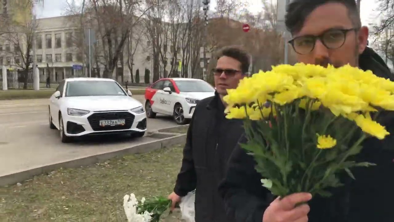 Operation flowers for Jesus. Moscow Russia.