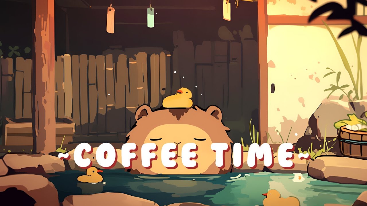 [Full Hour] Capybara Beats & Lofi | Chill Study Music Mix 🦫 🎮 ☕