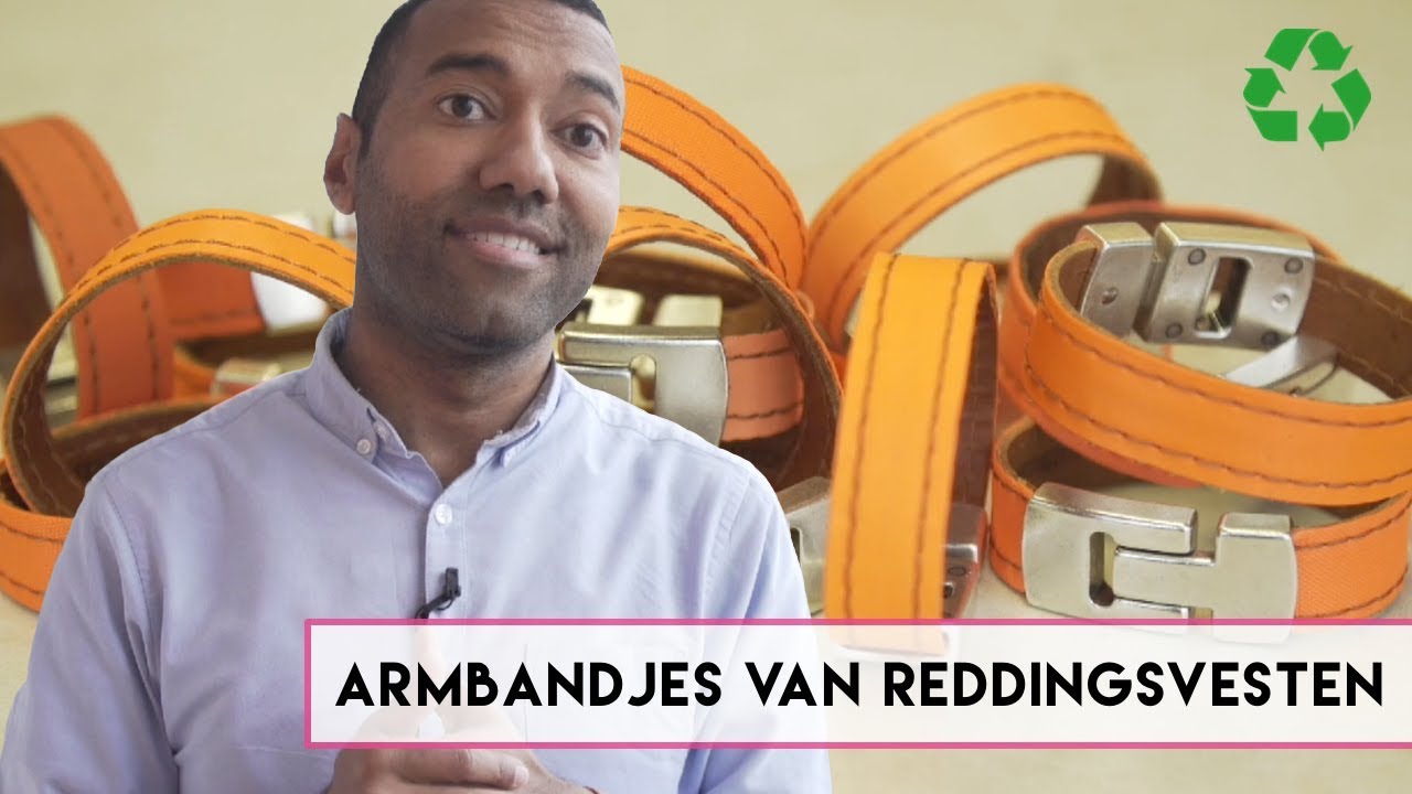 ARMBANDJES GEMAAKT VAN REDDINGSVESTEN - MILIEUBEWUST MET HIP VOOR NOP