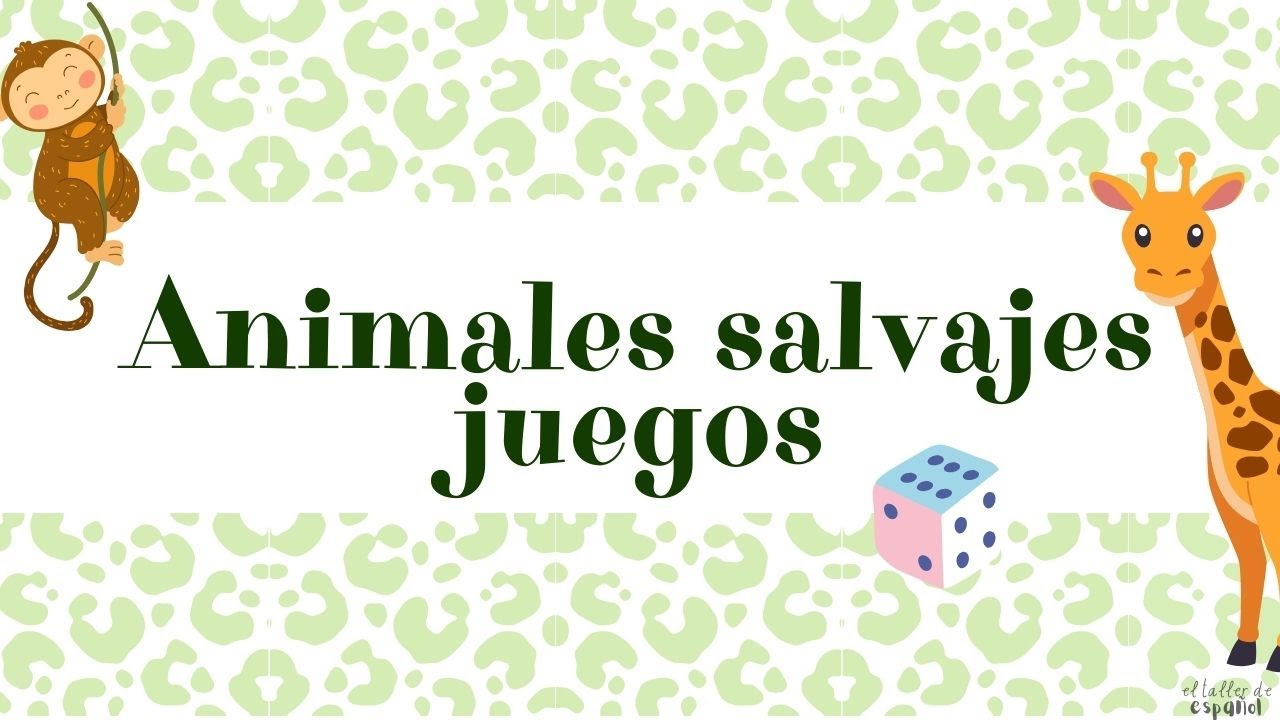 Animales salvajes en español | Juegos interactivos para repetir y practicar