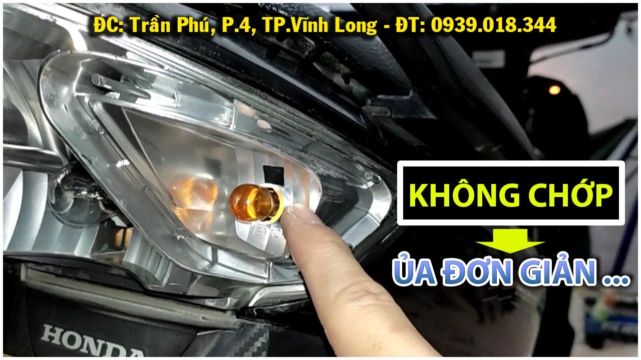 2 nguyên nhân làm đèn xi nhan xe Wave không chớp
