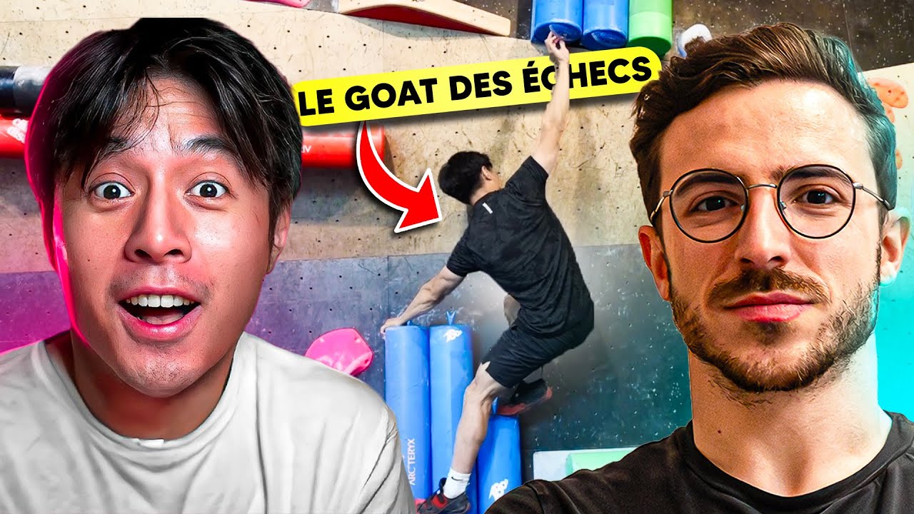 JE COACH @JulienSong  EN ESCALADE (ça tourne mal 😅)