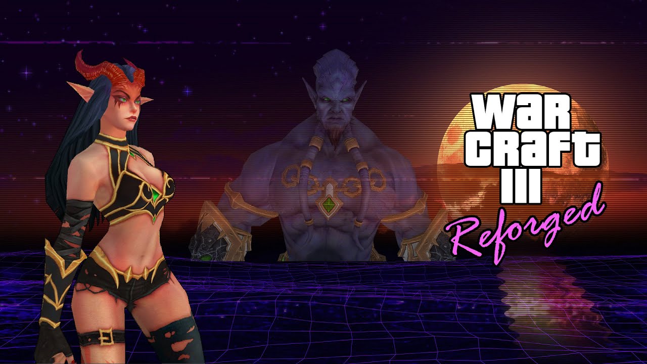 GTA Vice City, но это синематик из Warcraft 3 Reforged. Миссия 1 — In the begining
