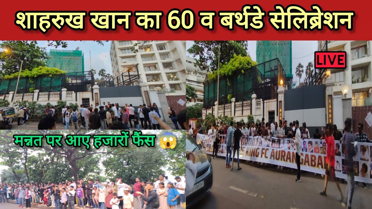 शाहरुख खान बर्थडे सेलिब्रेशन 2025 |Shahrukh Khan 60th Birthday celebration |SRK Birthday 🎂