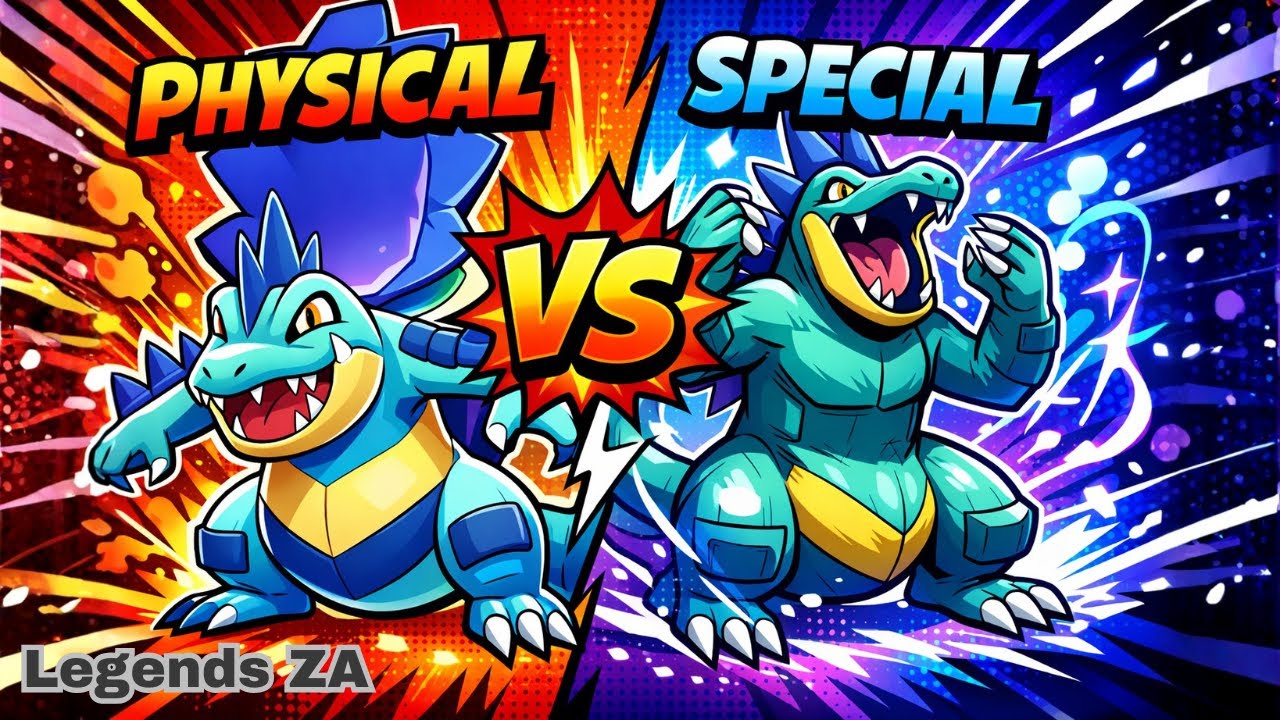 Physical vs Special Feraligatr Comparison | Pokémon Legends ZA