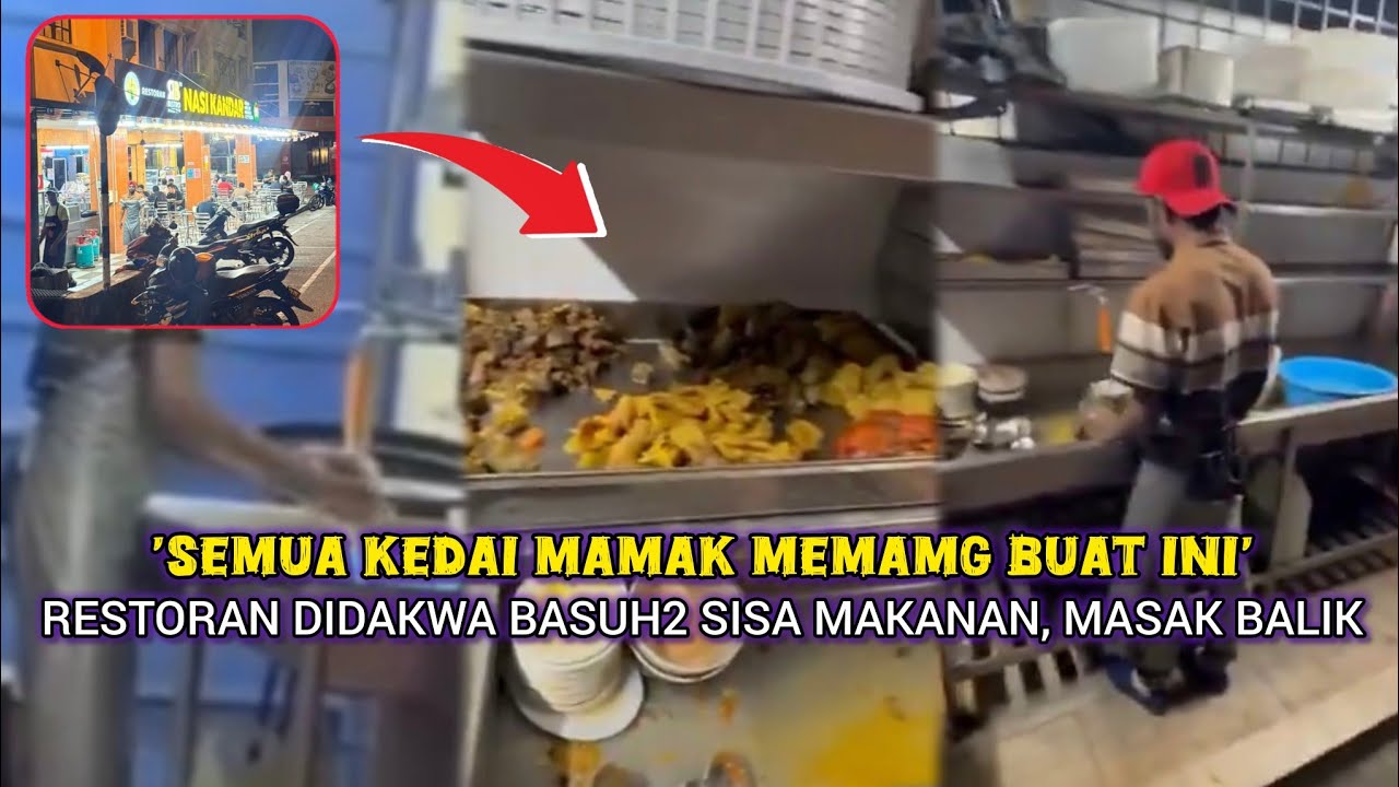KECOH‼️ RESTORAN MAMAK DI SEREMBAN 'RECYCLE' LAUK