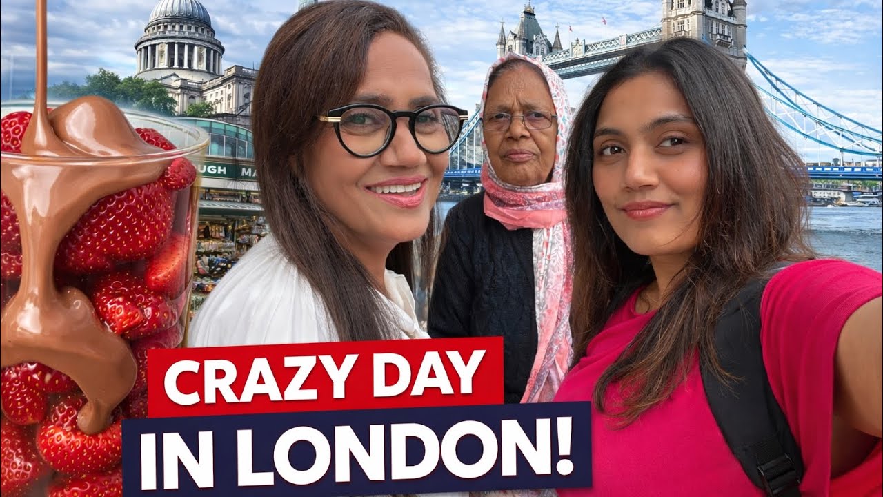 London Vlog Part 3 | Viral Strawberry Chocolate at Borough Market 🍓🍫 | London Bridge & Tower Bridge