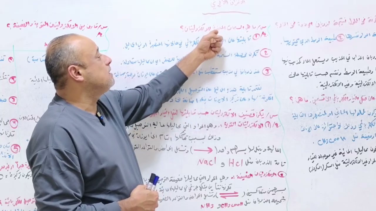 الفصل الثالث || الأتزان الأيوني || المحاضرة الأولى || دفعة 2026.