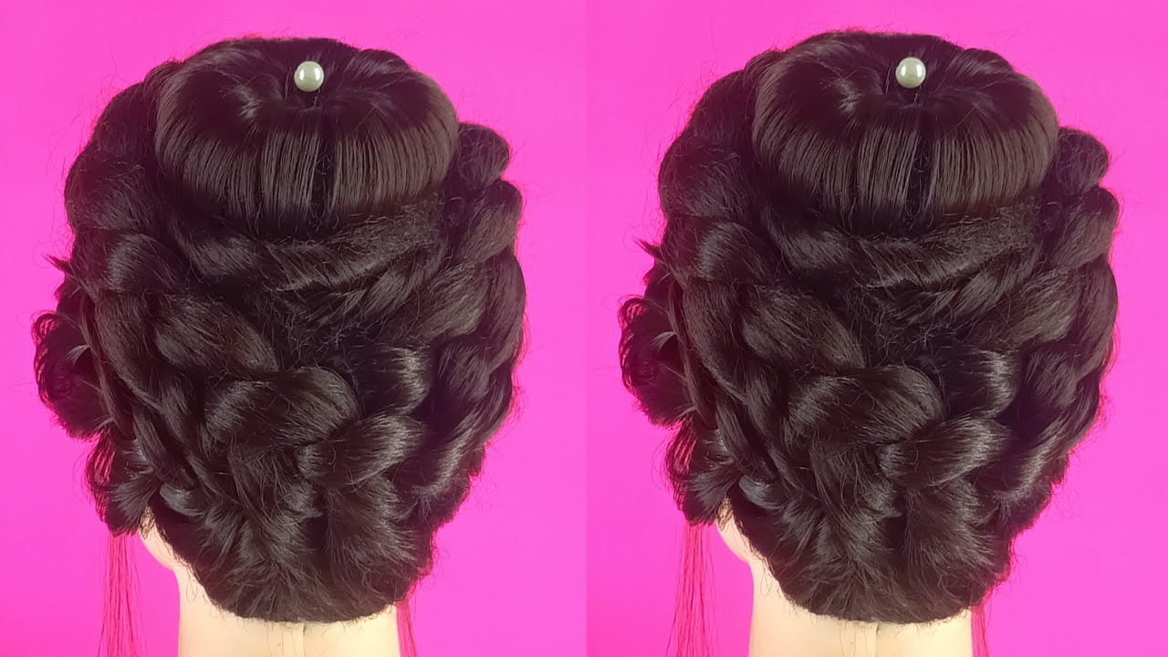 High Bun Hairstyles For Girls । Party Hairstyles । 