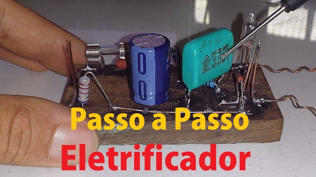 Eletrificador Caseiro  Para Cerca, Tutorial Completo