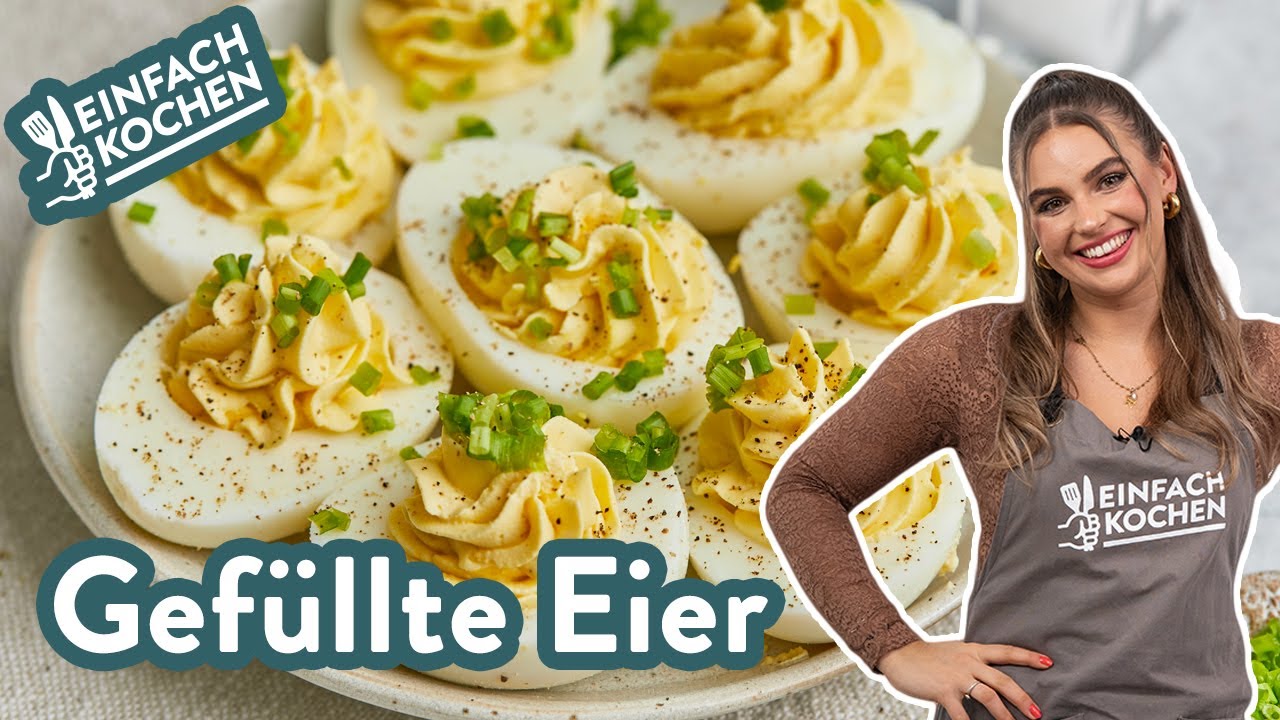 Gef&uuml;llte Eier 🥚 😋 | bestes Blitzrezept ⚡ | Einfach Kochen